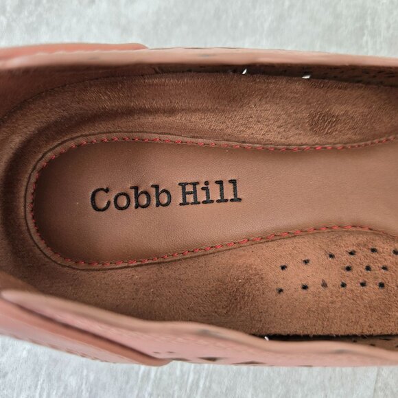 Cobb Hill Ballet Flats Sz 6.5 Light Pink Leather Minimalist Comfort Slip On Shoe - Picture 11 of 13